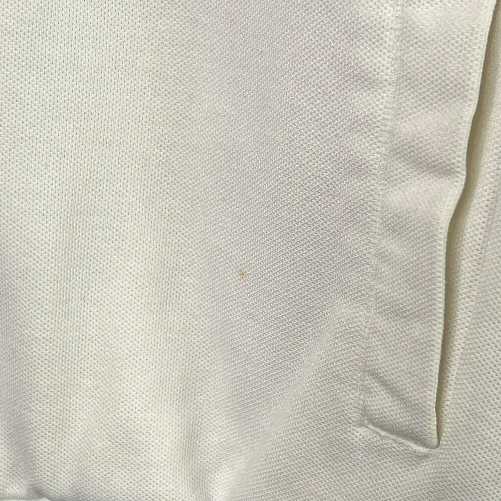 Vintage Y2K Raglan Sleeve Zip Up Jacket White Red Trim Streetwear Sporty Indie